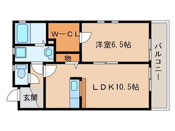 ブル－ムⅡの物件間取画像